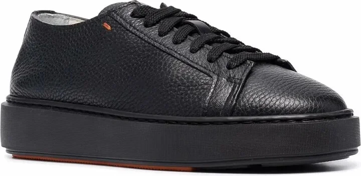 Leather Low-Top Sneakers - Image 2