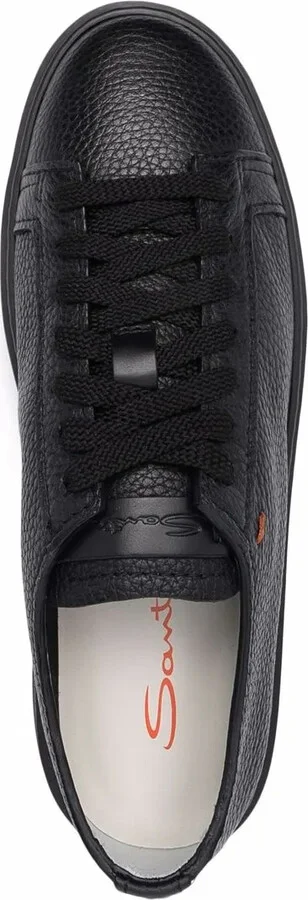Leather Low-Top Sneakers - Image 4