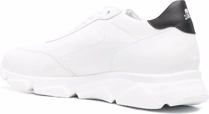Leather Low-Top Sneakers - Image 3