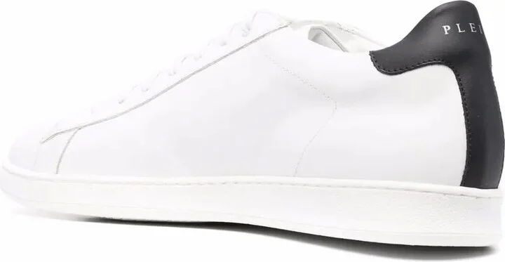 Leather Low-Top Sneakers - Image 3