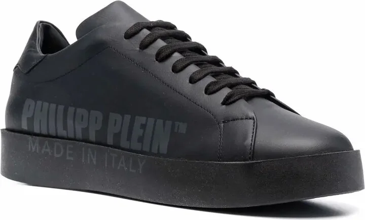 Leather Low-Top Sneakers - Image 2