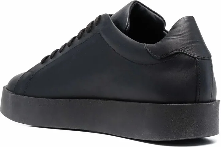 Leather Low-Top Sneakers - Image 3