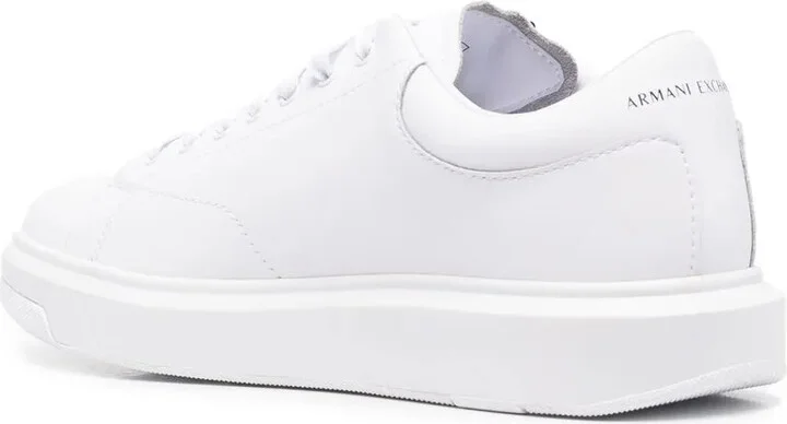 Leather Low-Top Sneakers - Image 3