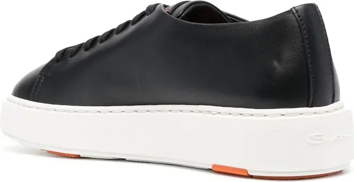Leather Low-Top Sneakers - Image 3