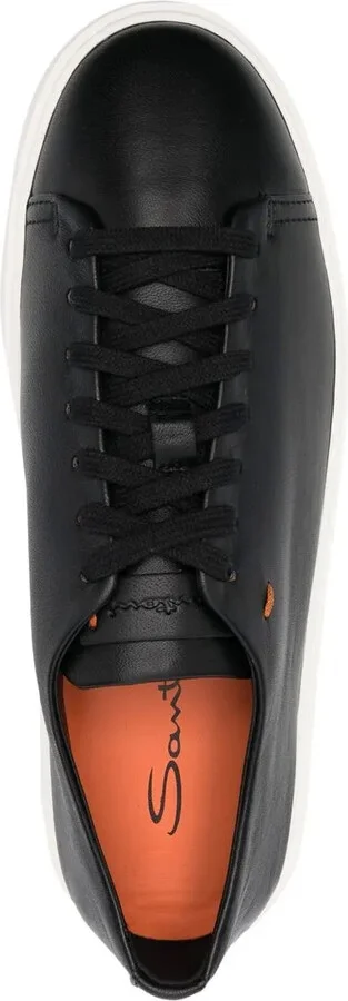 Leather Low-Top Sneakers - Image 4