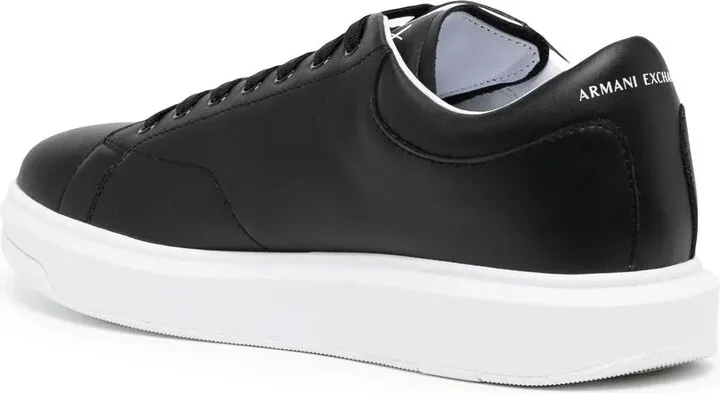 Leather Low-Top Sneakers - Image 3