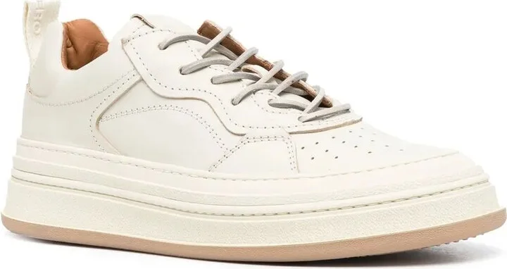 Leather Low-Top Sneakers - Image 2