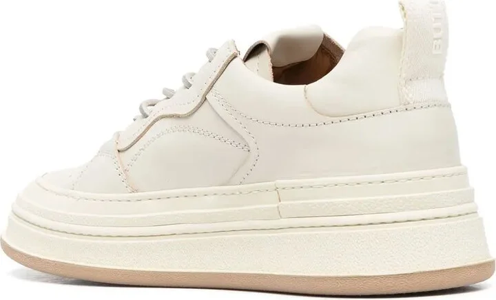 Leather Low-Top Sneakers - Image 3