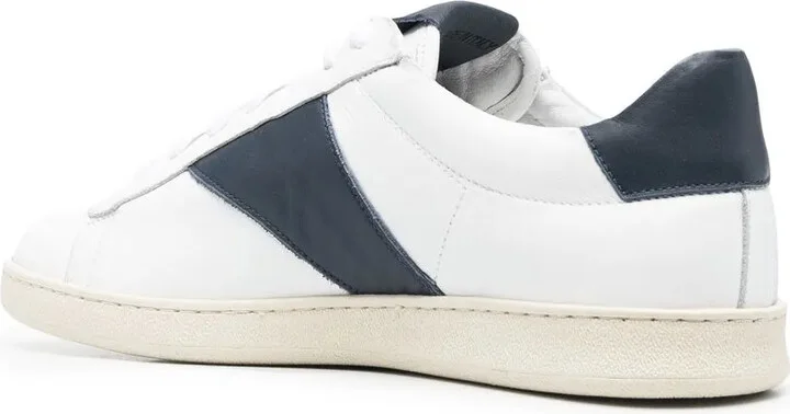 Leather Low-Top Sneakers - Image 3