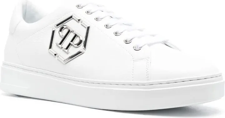 Leather Low-Top Sneakers - Image 2