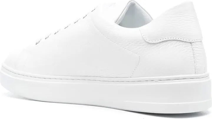 Leather Low-Top Sneakers - Image 3