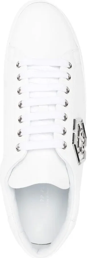 Leather Low-Top Sneakers - Image 4