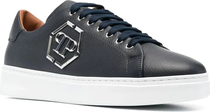 Leather Low-Top Sneakers - Image 2