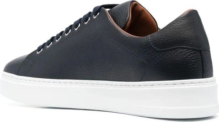 Leather Low-Top Sneakers - Image 3