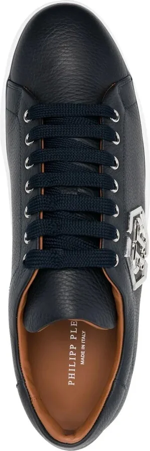 Leather Low-Top Sneakers - Image 4