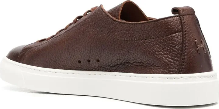 Leather Low-Top Sneakers - Image 3