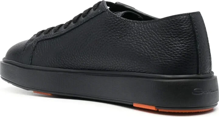 Leather Low-Top Sneakers - Image 3