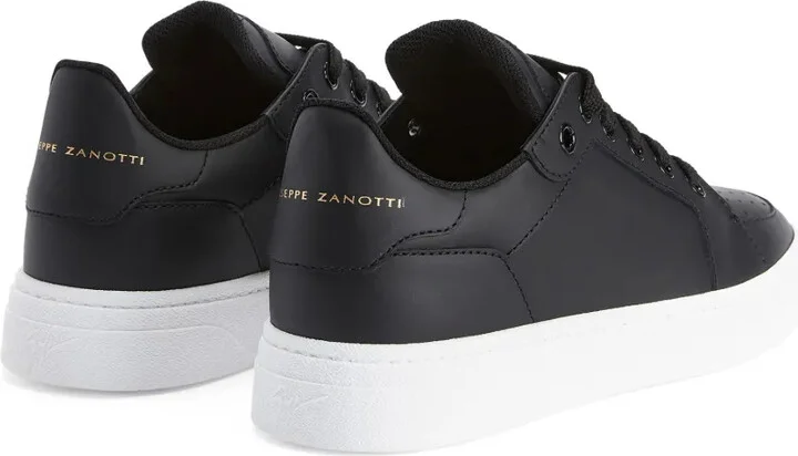 Leather Low-Top Sneakers - Image 3