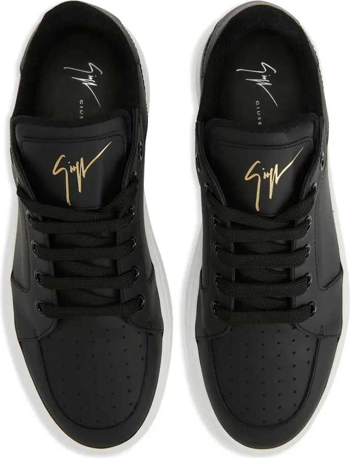 Leather Low-Top Sneakers - Image 4