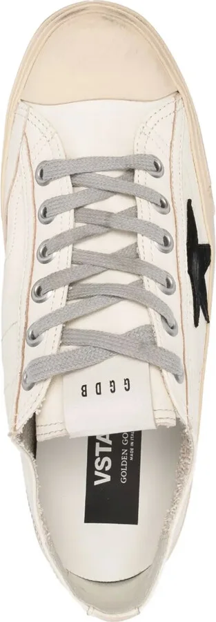 Leather Low-Top Sneakers - Image 4