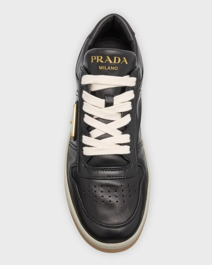 Leather Low-Top Sneakers - Image 2