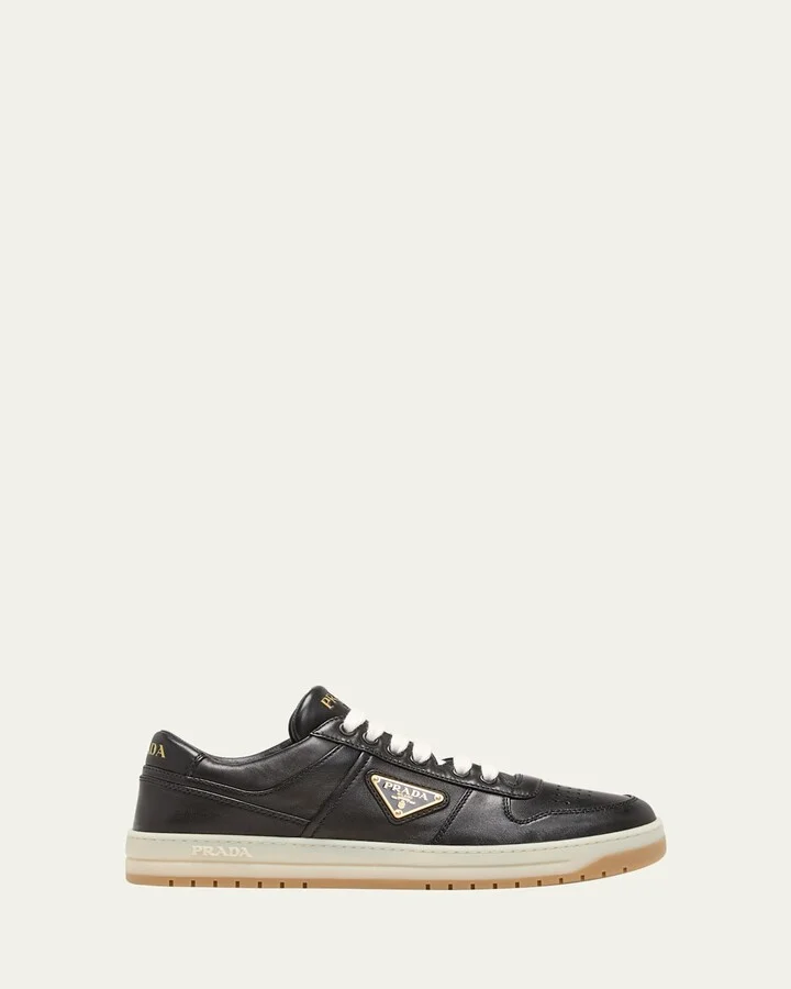 Leather Low-Top Sneakers