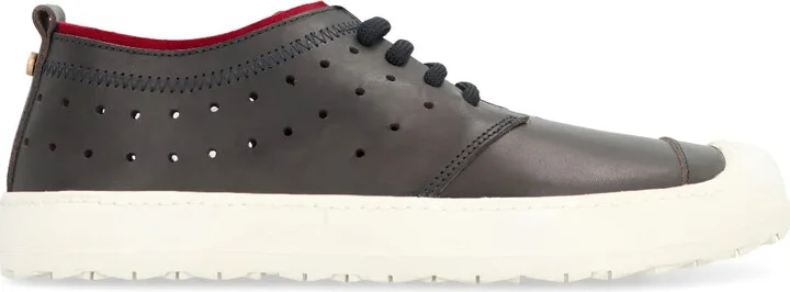 Leather Low-Top Sneakers