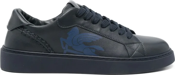 Leather Low-Top Sneakers