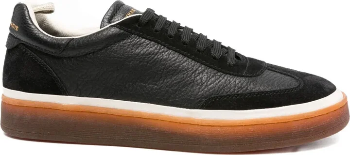 Leather Low-Top Sneakers