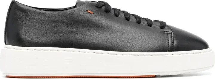 Leather Low-Top Sneakers