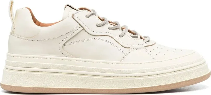 Leather Low-Top Sneakers