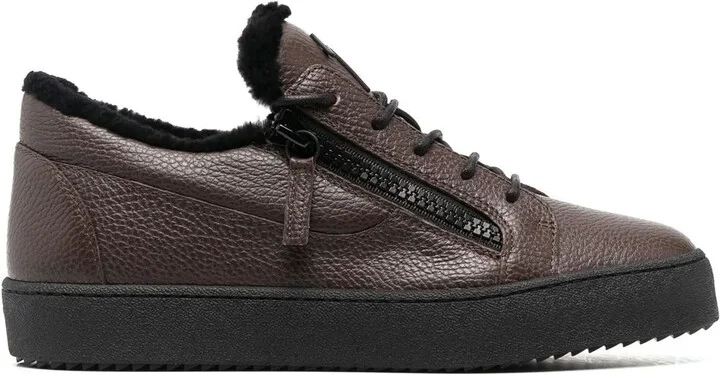 Leather Low Top Sneakers