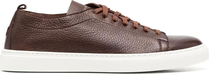 Leather Low-Top Sneakers