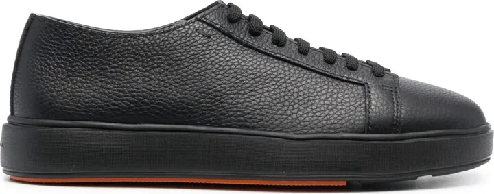 Leather Low-Top Sneakers