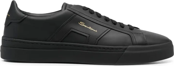 Leather Low-Top Sneakers