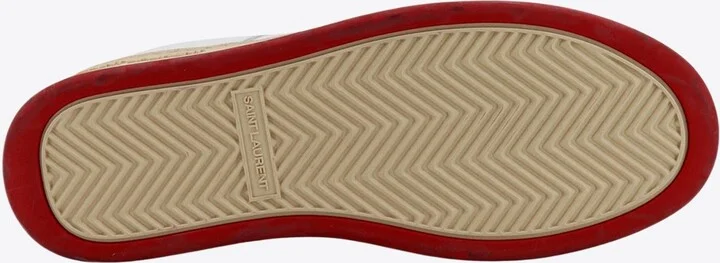 Leather Low-Top Sneakers with Logo - Image 3
