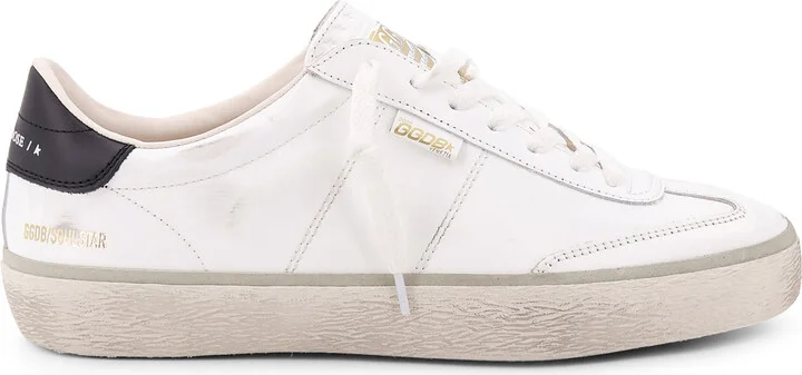 Leather Low-top Soul Star Sneakers With Used Effect