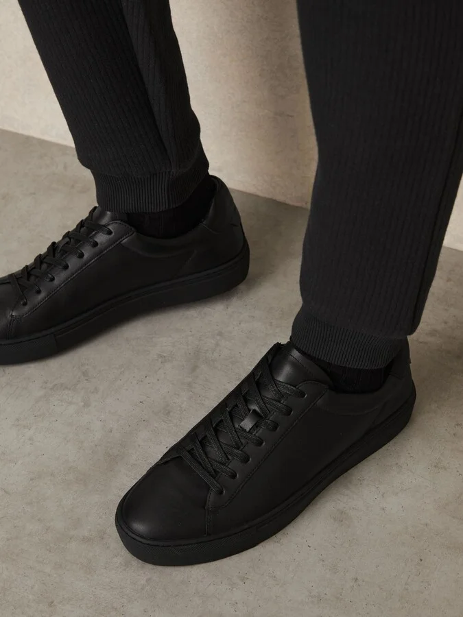 Leather Low-top Trainers - Image 2