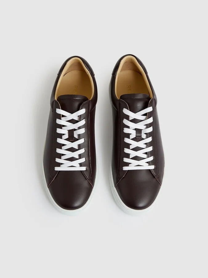 Leather Low-top Trainers - Image 3