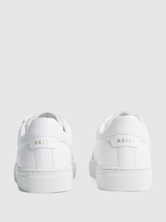 Leather Low Top Trainers - Image 5