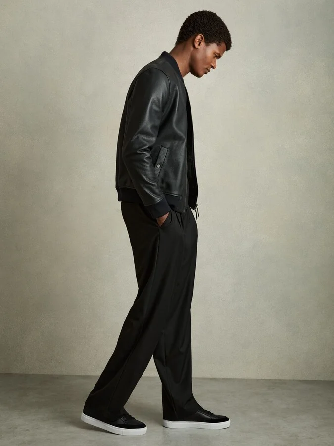 Leather Low Top Trainers - Image 2