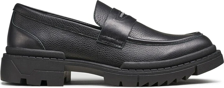 Leather Lug Sole Penny Loafer - Image 3