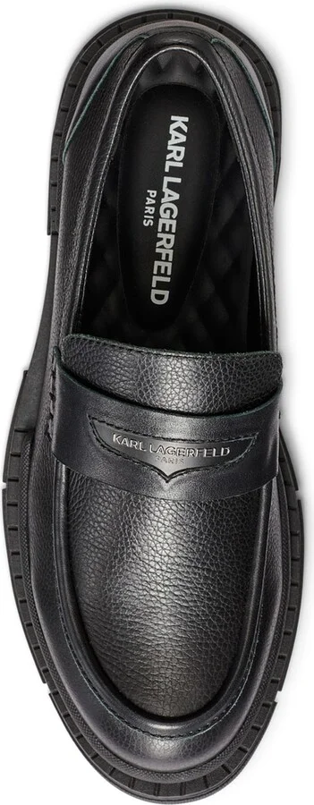 Leather Lug Sole Penny Loafer - Image 4
