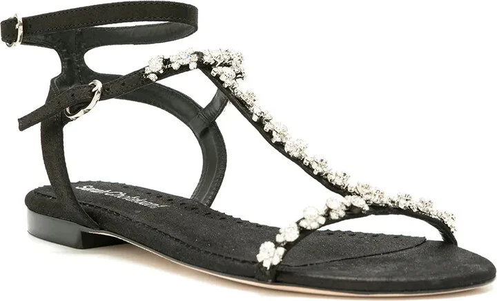 leather Lumière flat sandals - Image 2