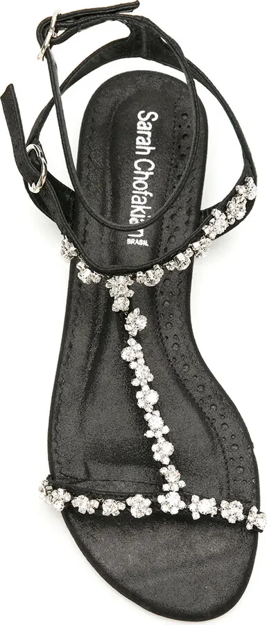 leather Lumière flat sandals - Image 4
