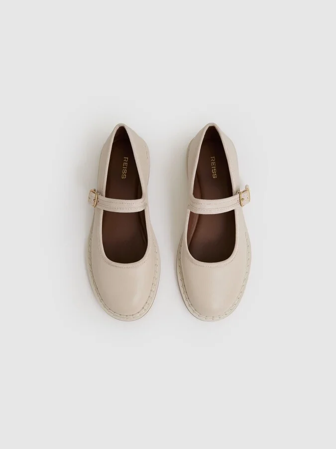 Leather Mary-jane Shoes - Image 4