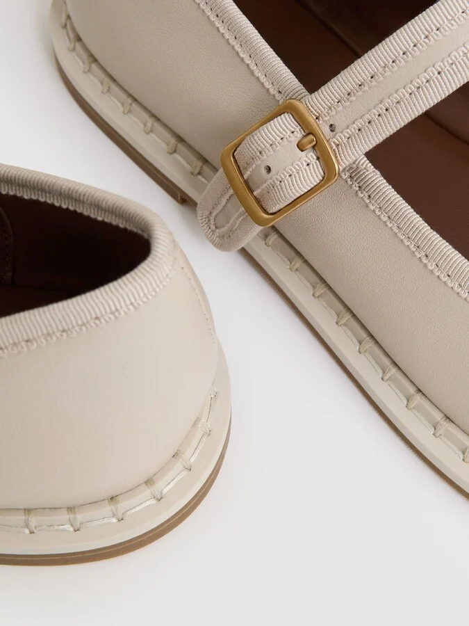 Leather Mary-jane Shoes - Image 5