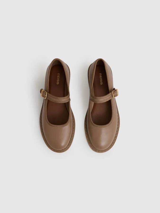 Leather Mary-jane Shoes - Image 4