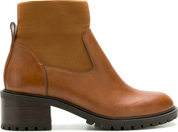leather Melrose boots