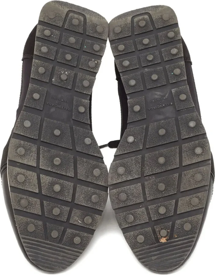 Leather Mesh Sneakers - Image 5